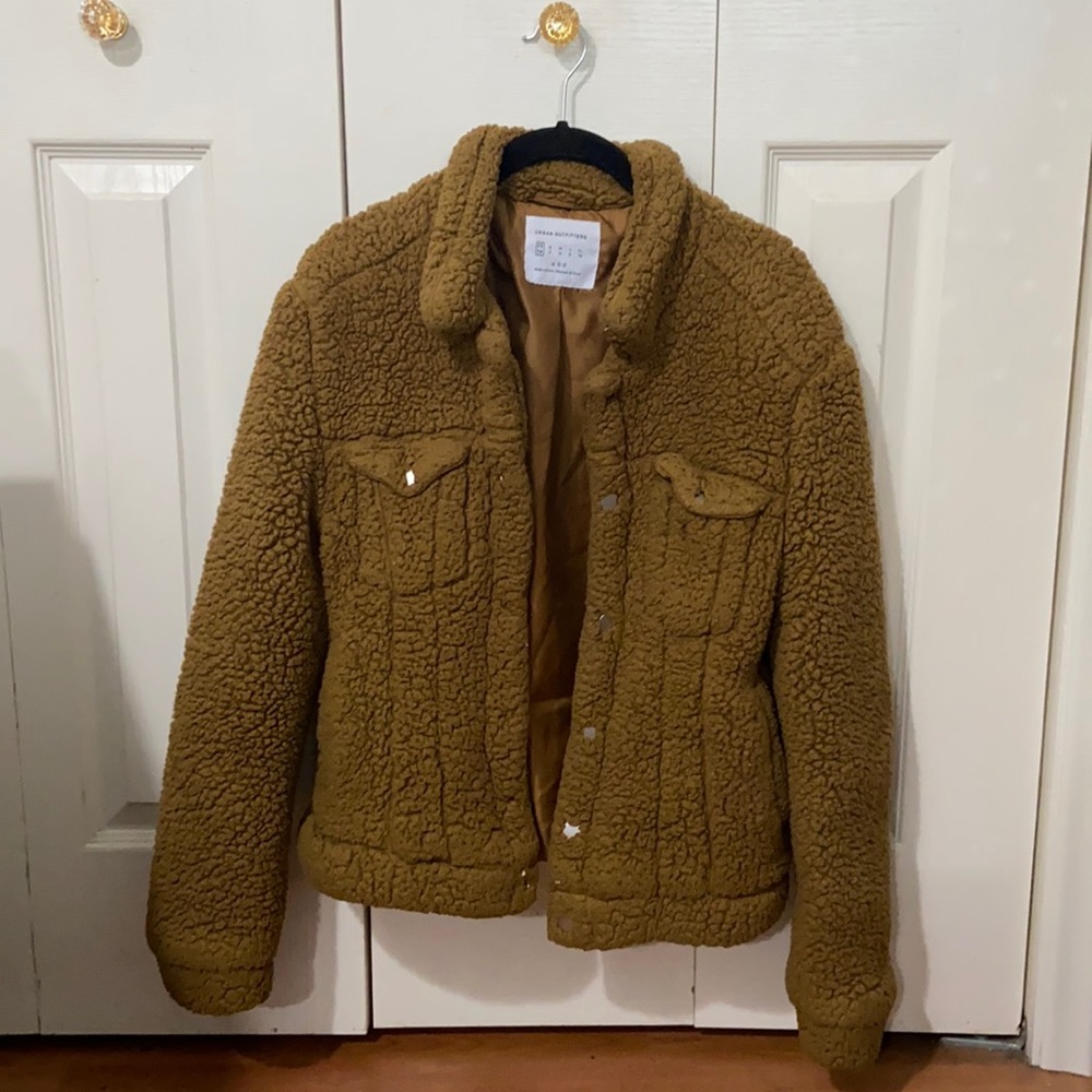Brown fur jacket